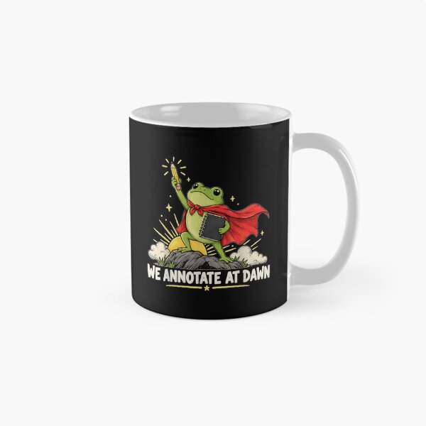 Item preview, We Annotate At Dawn Frog English Teacher Back to School designed and sold by Jone Cham.
