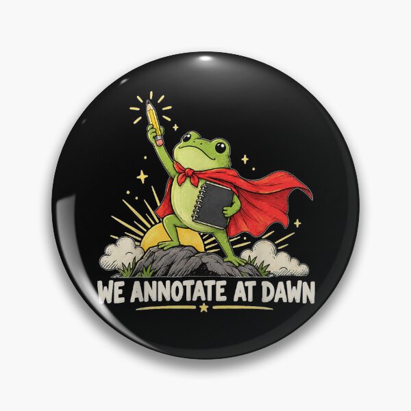 Item preview, We Annotate At Dawn Frog English Teacher Back to School designed and sold by Jone Cham.