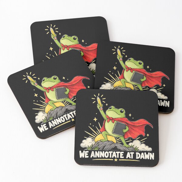 Item preview, We Annotate At Dawn Frog English Teacher Back to School designed and sold by Jone Cham.