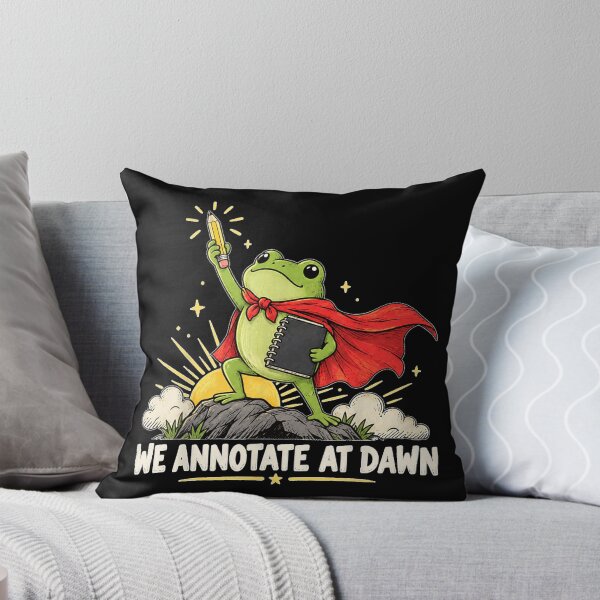 Item preview, We Annotate At Dawn Frog English Teacher Back to School designed and sold by Jone Cham.