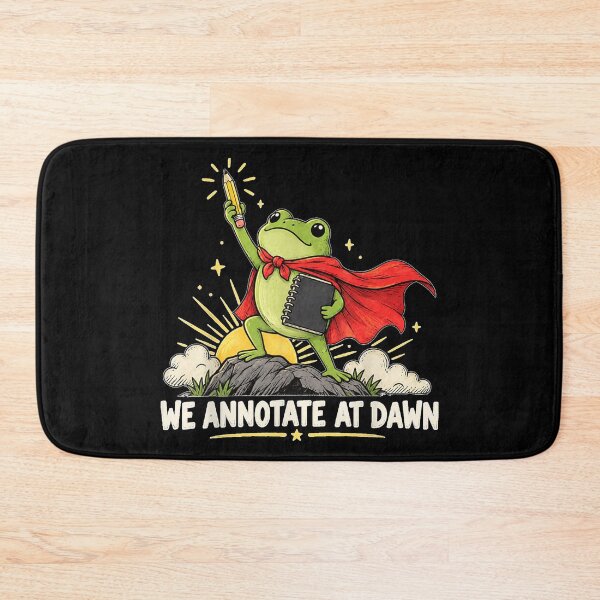 Item preview, We Annotate At Dawn Frog English Teacher Back to School designed and sold by Jone Cham.
