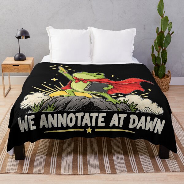 Item preview, We Annotate At Dawn Frog English Teacher Back to School designed and sold by Jone Cham.