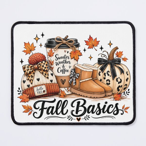 Item preview, Fall Basics Sweater Weather Coffee Cozy Autumn designed and sold by gigizTz.