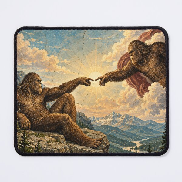 Item preview, Creation of Bigfoot – Vintage Sasquatch Art designed and sold by Swanny's Custom T-shirt and Gift Designs.
