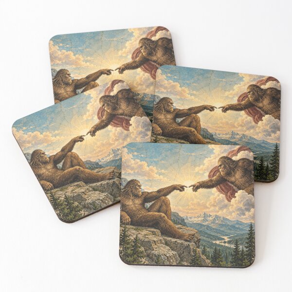 Item preview, Creation of Bigfoot – Vintage Sasquatch Art designed and sold by Swanny's Custom T-shirt and Gift Designs.