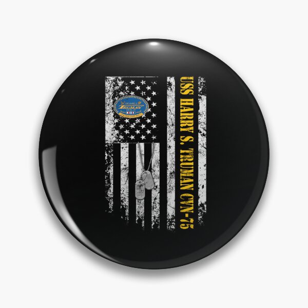 Item preview, USS Harry S. Truman CVN-75 Distressed American Flag designed and sold by Osstaramilua.