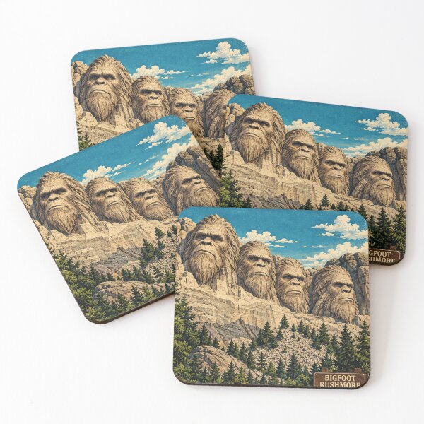 Item preview, Monte Rushmore de Bigfoot – Montaña Sasquatch de época designed and sold by Swanny's Custom T-shirt and Gift Designs.