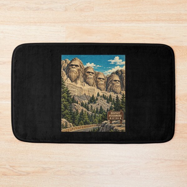 Item preview, Bigfoot Rushmore – Vintage Sasquatch Mountain designed and sold by Swanny's Custom T-shirt and Gift Designs.