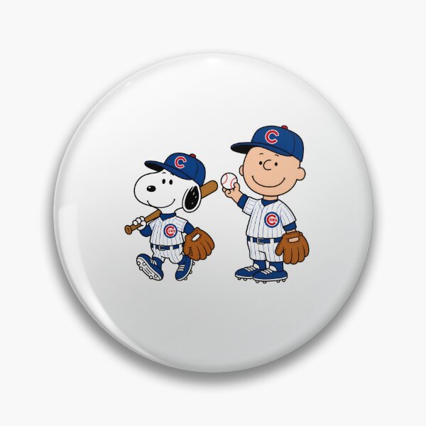 Item preview, Snoopy & Charlie Brown Baseball Chicago Cubs designed and sold by sassyhumor.