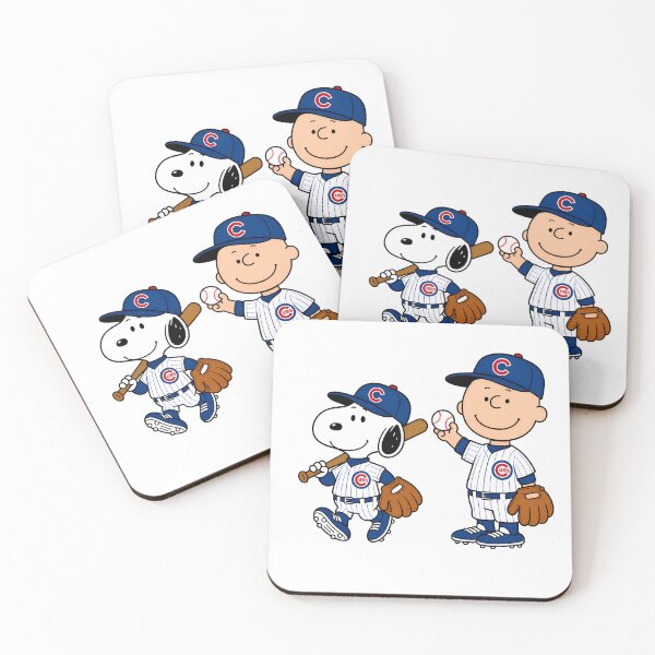 Item preview, Snoopy & Charlie Brown Baseball Chicago Cubs designed and sold by sassyhumor.