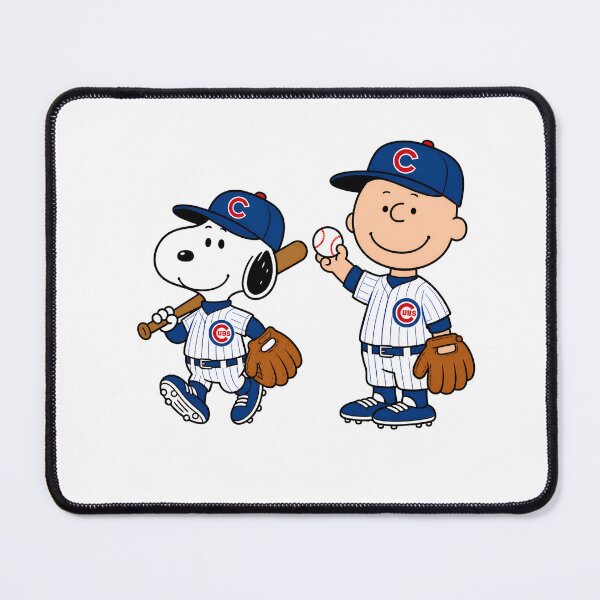 Item preview, Snoopy & Charlie Brown Baseball Chicago Cubs designed and sold by sassyhumor.