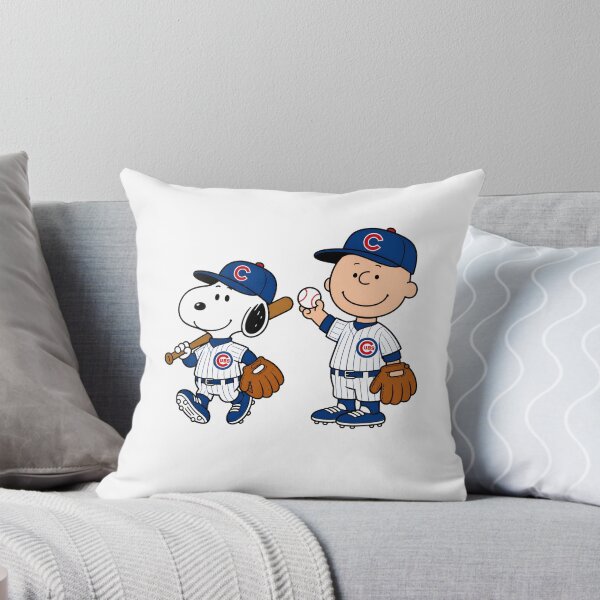 Item preview, Snoopy & Charlie Brown Baseball Chicago Cubs designed and sold by sassyhumor.