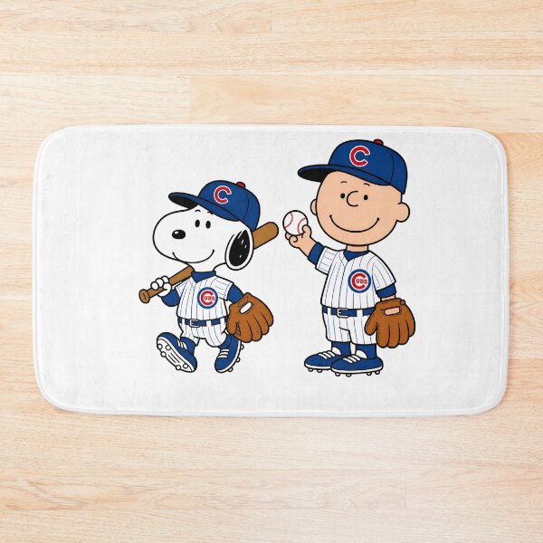 Item preview, Snoopy & Charlie Brown Baseball Chicago Cubs designed and sold by sassyhumor.