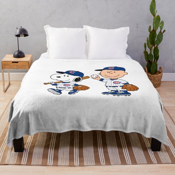 Item preview, Snoopy & Charlie Brown Baseball Chicago Cubs designed and sold by sassyhumor.