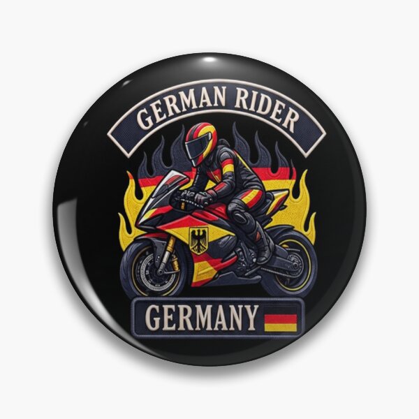 Item preview, German Rider Vintage Embroidered Patch Art designed and sold by FABIOLA1970.