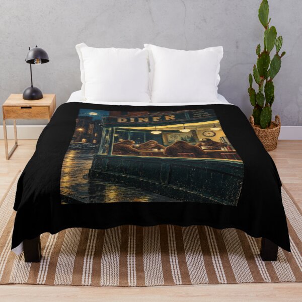 Item preview, Bigfoot Nighthawks – Vintage Sasquatch Diner designed and sold by Swanny's Custom T-shirt and Gift Designs.