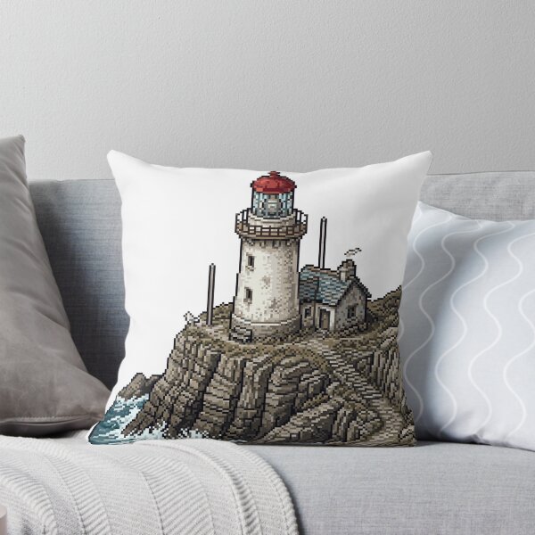 Item preview, Cliffside Lighthouse designed and sold by PixelBrujeria.
