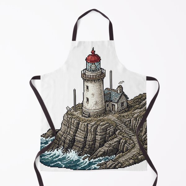 Item preview, Cliffside Lighthouse designed and sold by PixelBrujeria.