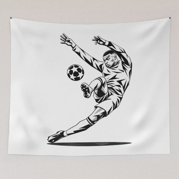 Item preview, Kylian-Mbappe Volley Kick Champions League Graphic designed and sold by dartoffofo⭐⭐⭐⭐⭐.