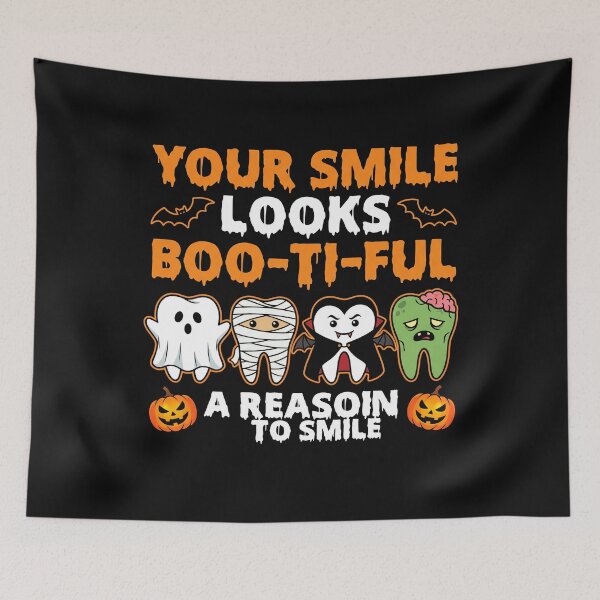 Item preview, Your Smile Looks Boo-ti-ful Dental Halloween designed and sold by MizoX7.