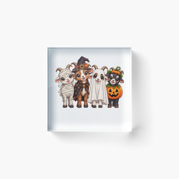 Item preview, Goat Pumpkin Halloween Goats Skeleton designed and sold by QuiteOrbit.