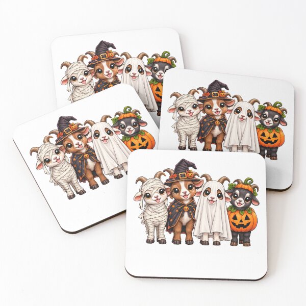 Item preview, Goat Pumpkin Halloween Goats Skeleton designed and sold by QuiteOrbit.