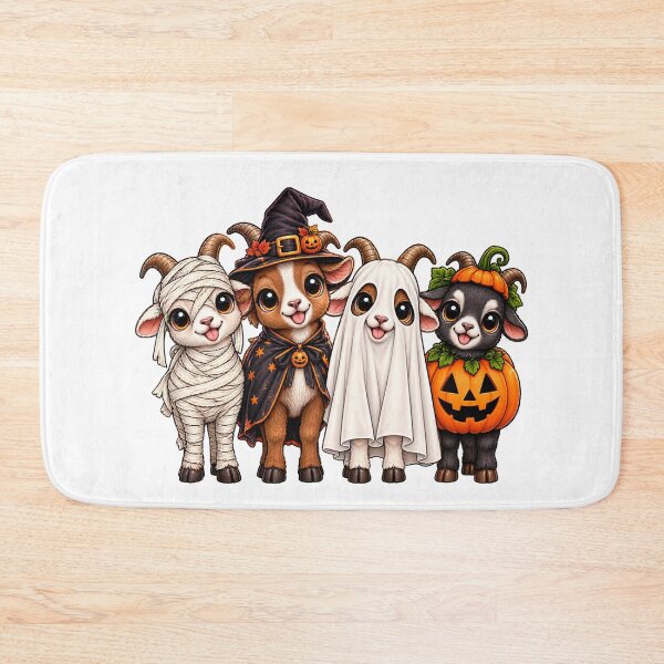 Item preview, Goat Pumpkin Halloween Goats Skeleton designed and sold by QuiteOrbit.