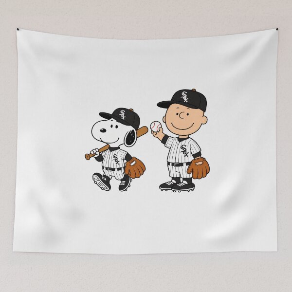 Item preview, Snoopy Charlie Brown Baseball White Sox designed and sold by sassyhumor.