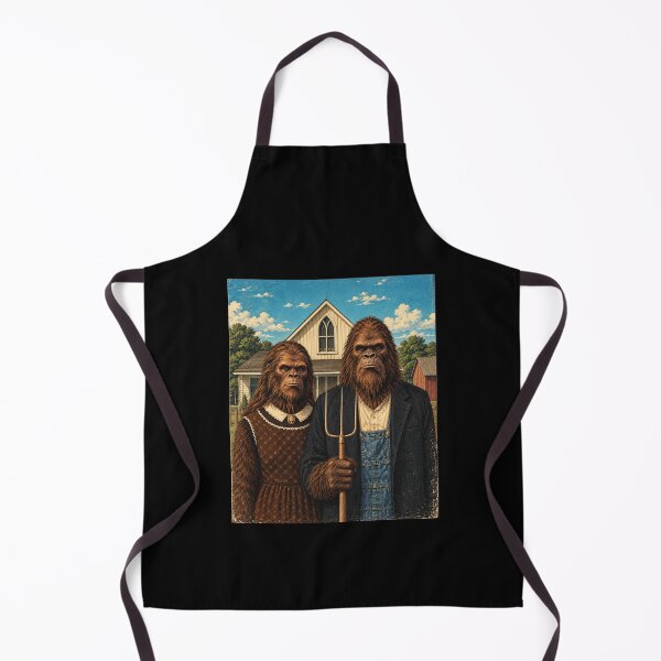 Item preview, Bigfoot Gothic – Vintage Americana Sasquatch designed and sold by Swanny's Custom T-shirt and Gift Designs.