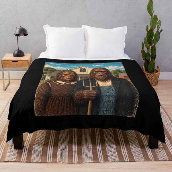 Item preview, Bigfoot Gothic – Vintage Americana Sasquatch designed and sold by Swanny's Custom T-shirt and Gift Designs.