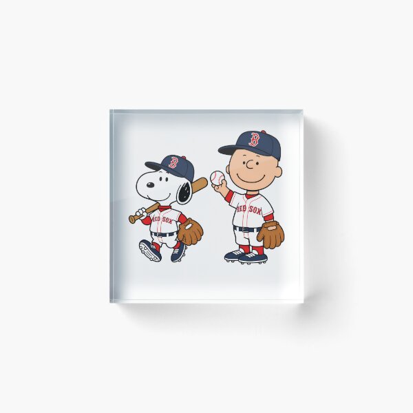 Item preview, Snoopy Charlie Brown Baseball Red Sox designed and sold by sassyhumor.