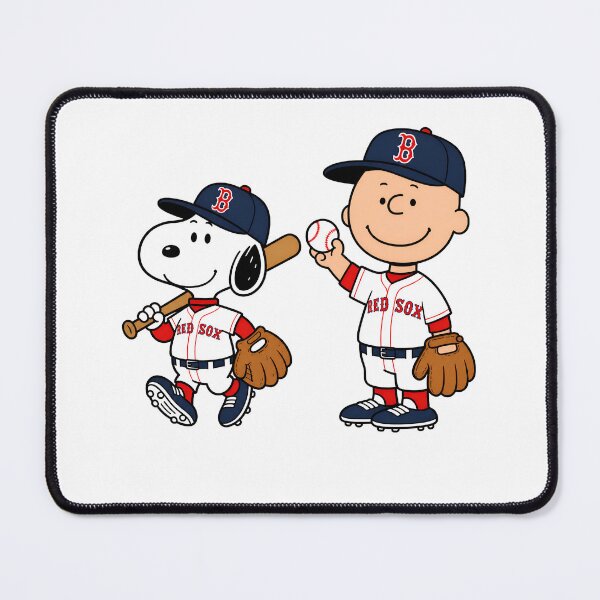 Item preview, Snoopy Charlie Brown Baseball Red Sox designed and sold by sassyhumor.