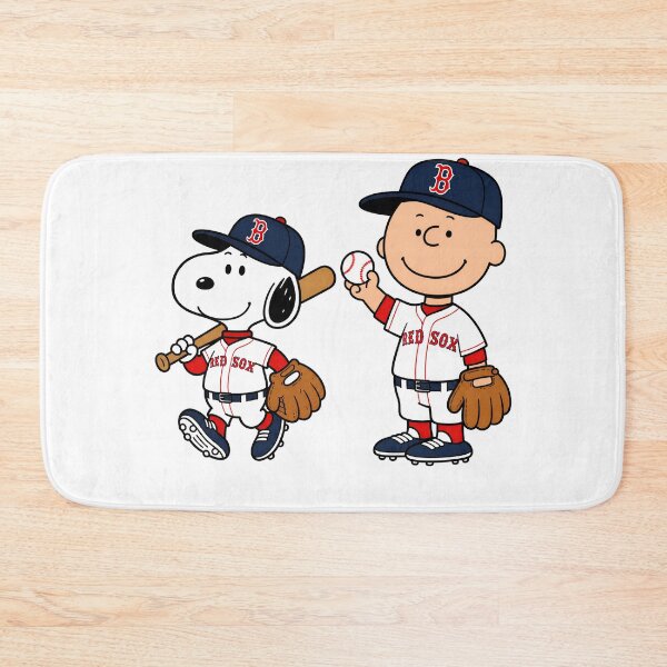Item preview, Snoopy Charlie Brown Baseball Red Sox  designed and sold by sassyhumor.