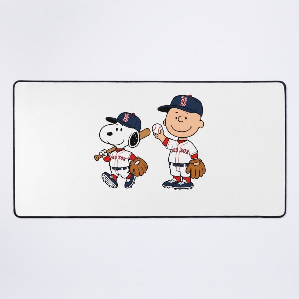 Item preview, Snoopy Charlie Brown Baseball Red Sox  designed and sold by sassyhumor.