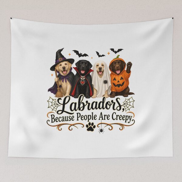 Item preview, Labradors Halloween Costumes Funny Dog Art designed and sold by OlyvieArt.