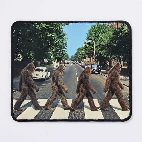 Item preview, Bigfoot Road – Vintage Retro Sasquatch Crossing designed and sold by Swanny's Custom T-shirt and Gift Designs.
