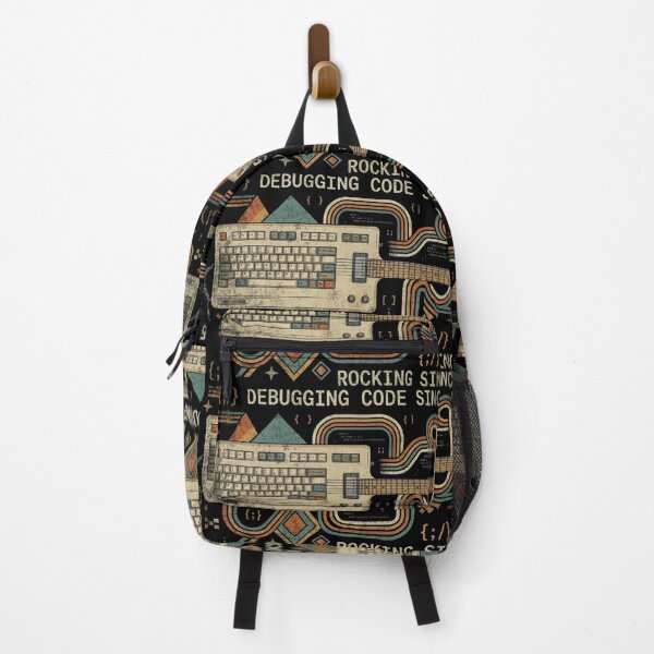 Item preview, Programmer Guitar Mashup - Retro Rock Coder designed and sold by Nacho Average Designs.