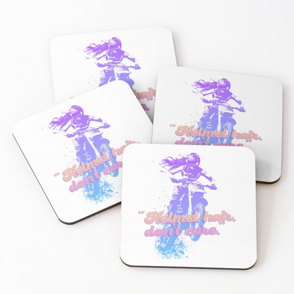 Item preview, Design of a female motocross rider at full speed, for motocross fans. designed and sold by UrbanTRIP.