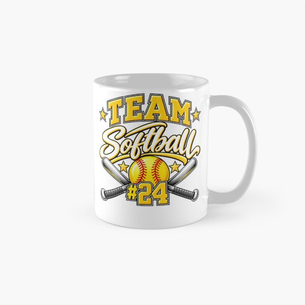 Item preview, Team Softball #24 – Bold Varsity Softball Sports Design designed and sold by scanusha1979.