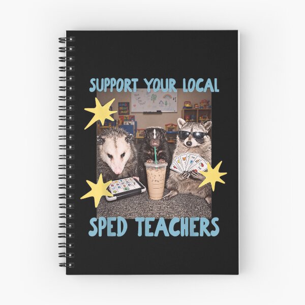 Item preview, Support Your Local SPED Teacher Raccoon designed and sold by Jone Cham.