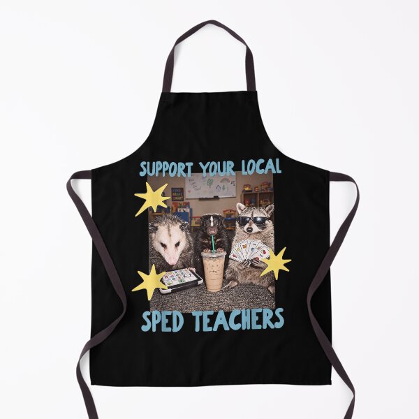 Item preview, Support Your Local SPED Teacher Raccoon designed and sold by Jone Cham.