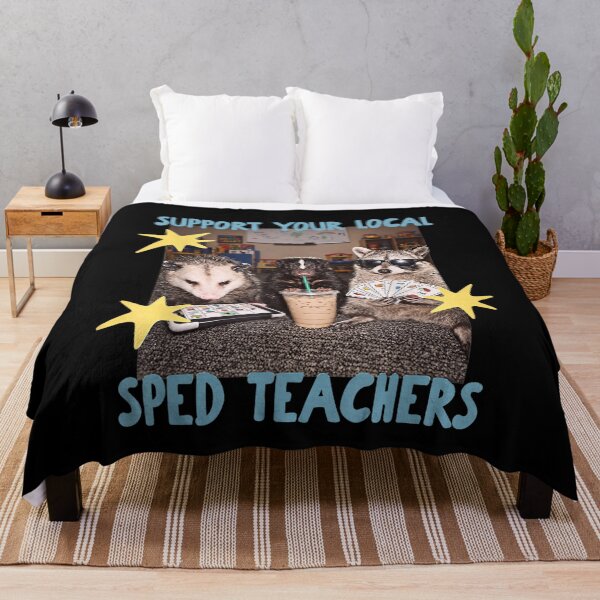 Item preview, Support Your Local SPED Teacher Raccoon designed and sold by Jone Cham.