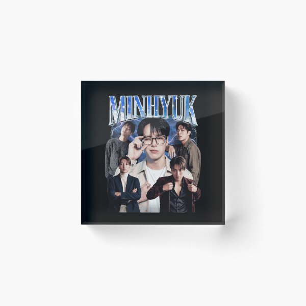 Artikelvorschau, Retro Minhyuk K-Pop Idol Vintage Collage entworfen und verkauft von JustinT3464764.