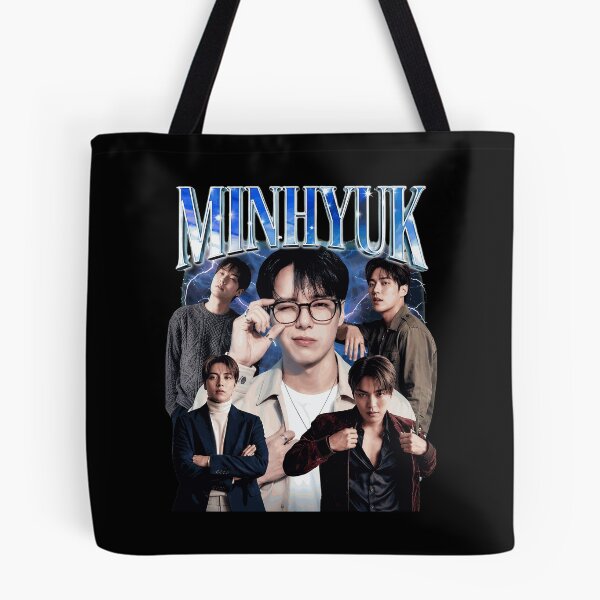 Artikelvorschau, Retro Minhyuk K-Pop Idol Vintage Collage entworfen und verkauft von JustinT3464764.