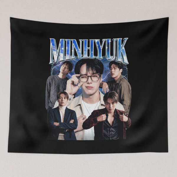 Item preview, Retro Minhyuk K-Pop Idol Vintage Collage  designed and sold by JustinT3464764.