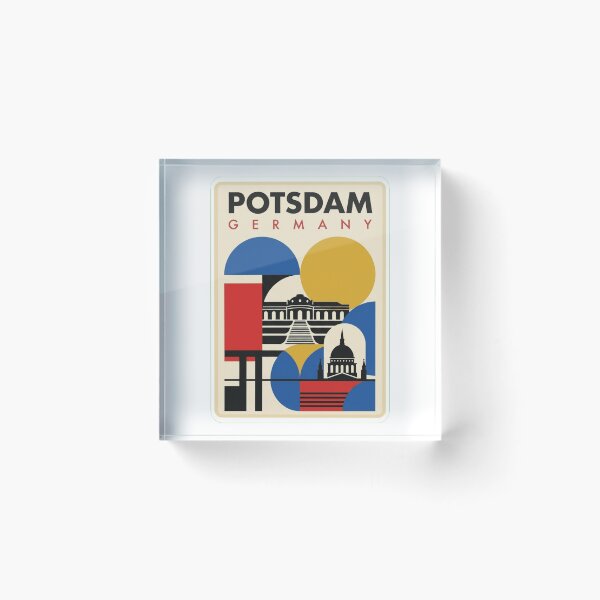 Item preview, Retro Potsdam Bauhaus Geometric Skyline designed and sold by k3rstman1.
