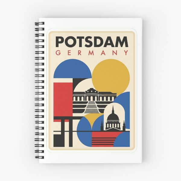 Item preview, Retro Potsdam Bauhaus Geometric Skyline designed and sold by k3rstman1.