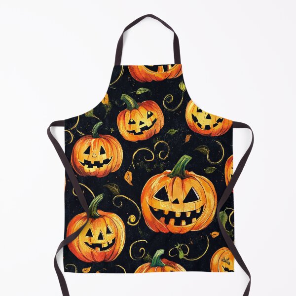 Item preview, Halloween Jack-O-Lanterns And Autumn Leaves Pattern designed and sold by DEC02.