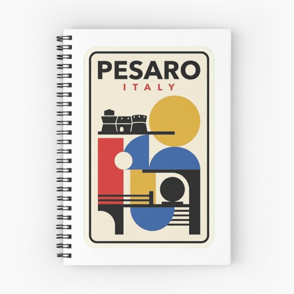 Item preview, Retro Pesaro Bauhaus Geometric Skyline designed and sold by k3rstman1.