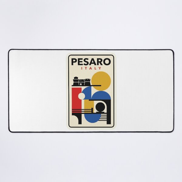 Item preview, Retro Pesaro Bauhaus Geometric Skyline designed and sold by k3rstman1.